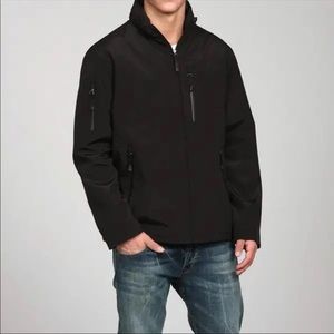 Men Black Tech Jacket Tumi Medium $200+
